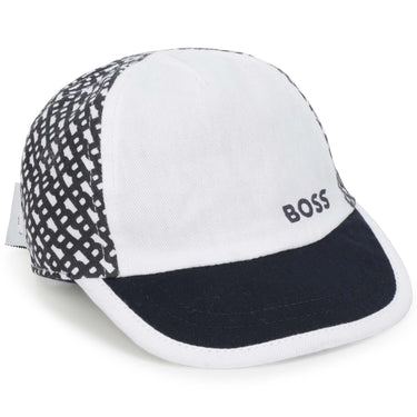 Gorra reversible azul BOSS para bebés